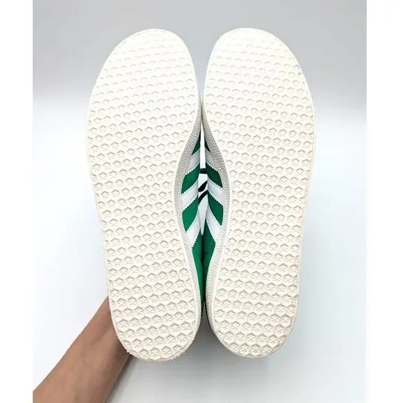 Adidas Gazelle Lace-Up Sneaker Shoes Men's Green/Cloud White Size US11 EU45 1/3 - Picture 8 of 10